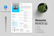 Clean Resume CV, a Resume Template by Blackcloud_Creations (Thumbnail 6 of 8)