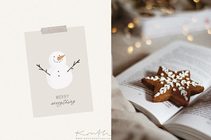 SNOWMAN BUNDLE / Vector Png