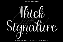 Thick Signature
