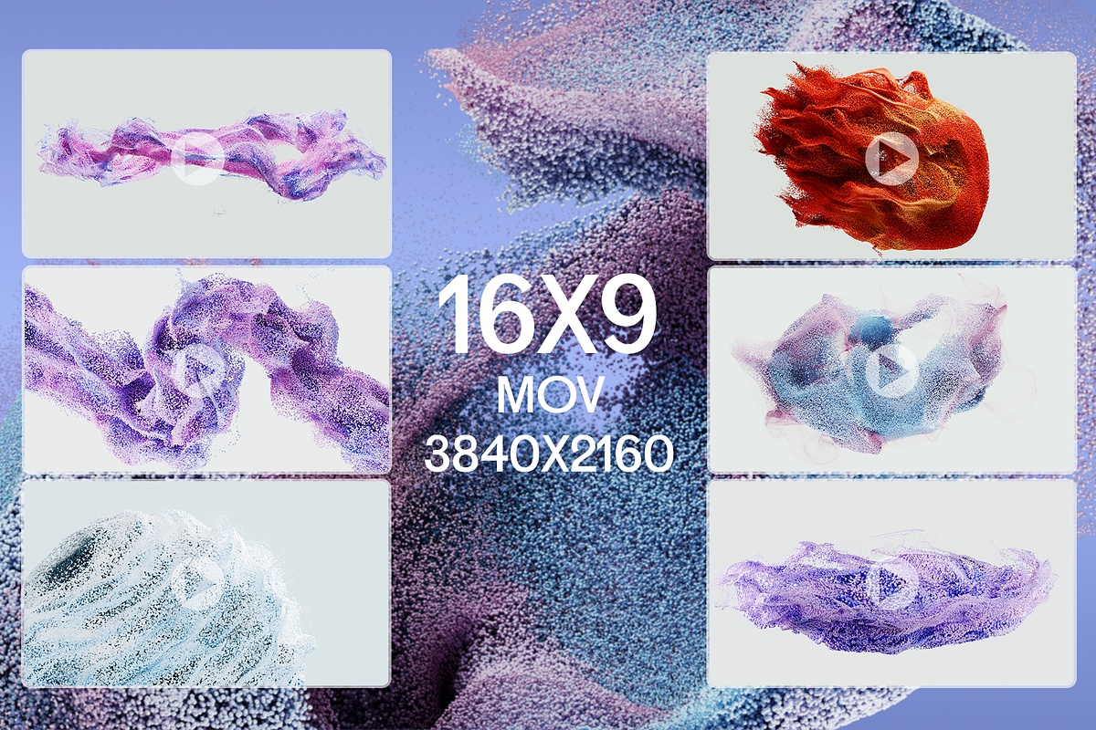 Particle Vortex - 3D Motion Pack, a Background Graphic by Mio Buono (Photo 9 of 10)