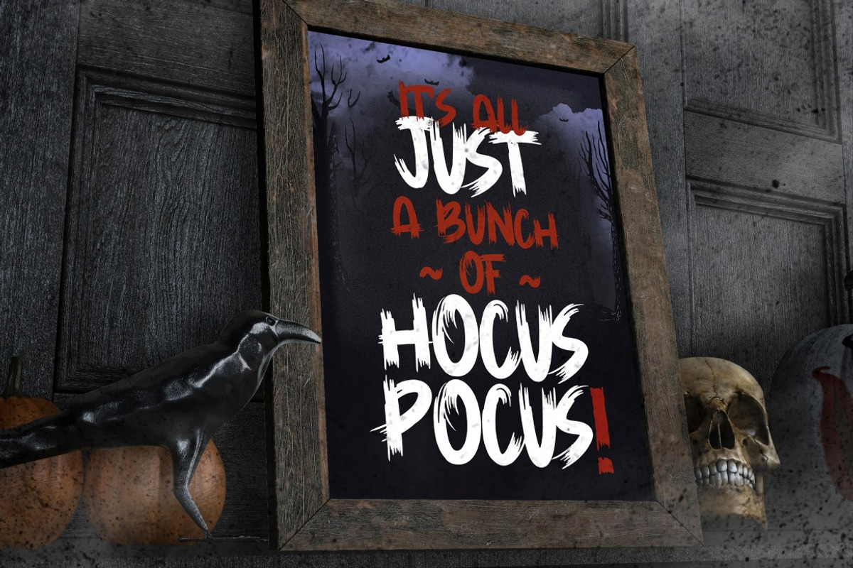 Ruthless - Horror Brush Font, a Font by Gassstype (Photo 4 of 8)