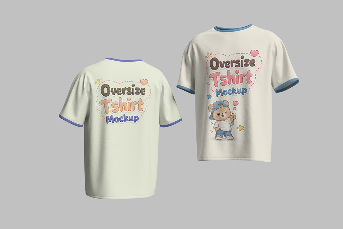 Oversize T Shirt Mockup for Fashion, a Shirt Mockup by My Code Std (Photo 5 of 5)
