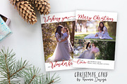 Christmas Card Template, a Card Template by Rovena Design (Thumbnail 2 of 2)
