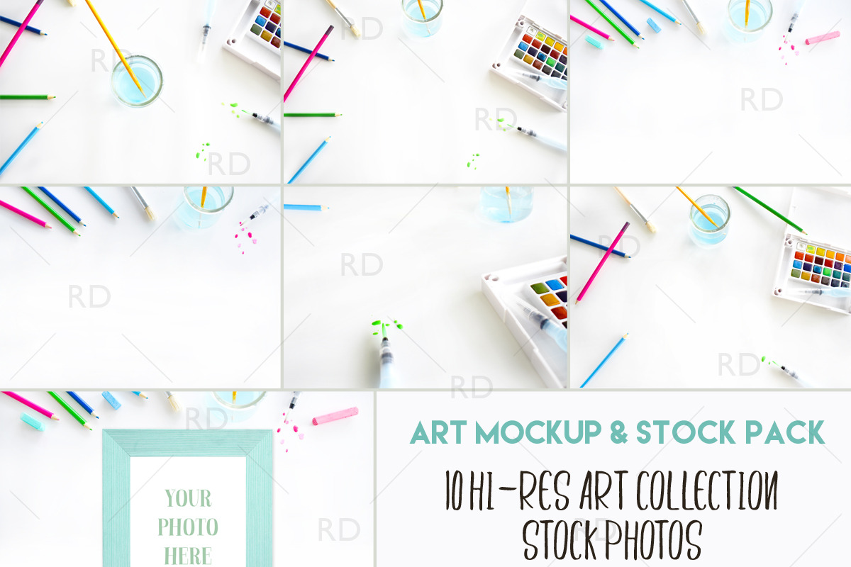 Styled Stock Photography: Art Pack, a Print Template by RissDesign (Photo 1 of 4)