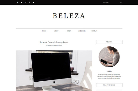 Blogger Template Responsive - BELEZA