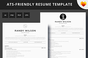 ATS Friendly Resume for Developer, a Resume Template by MotoCMS (Thumbnail 1 of 3)