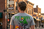 Skeleton BMX Eyeball Wheel, a Shirt Mockup by Vector Stall (Thumbnail 14 of 15)