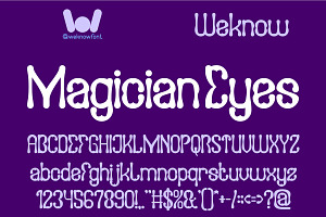 Magician Eyes font
