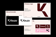 Keuzo - Brand Guideline Presentation, a Branding & Logo Template by Devators (Thumbnail 4 of 7)