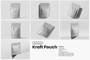 Kraft Pouch Packaging PSD Mockup Set, a Packaging Mockup by Remnand Studio (Thumbnail 2 of 10)