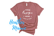 Bella Canvas TShirt Mockups On White, a Shirt Mockup by lock and page (Thumbnail 56 of 92)