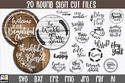 Round Sign Bundle - Round SVG Files, an Illustration by OldMarket Designs (Thumbnail 1 of 11)