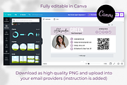 Email signature template Canva, an Email Template by DesignKora (Thumbnail 3 of 5)