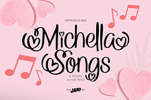 Michelle Songs - Script Font