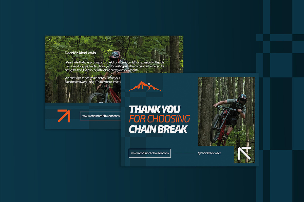Chain Break - Thank You Card, a Print Template by StreaksideStd (Photo 2 of 3)