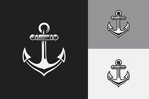 Anchor For Marine Ship Navy Logo, a Branding & Logo Template by funpixel