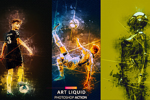 Art Liquid Photoshop Action