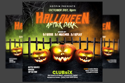 Halloween Flyer Template, a Flyer Template by Hotpin