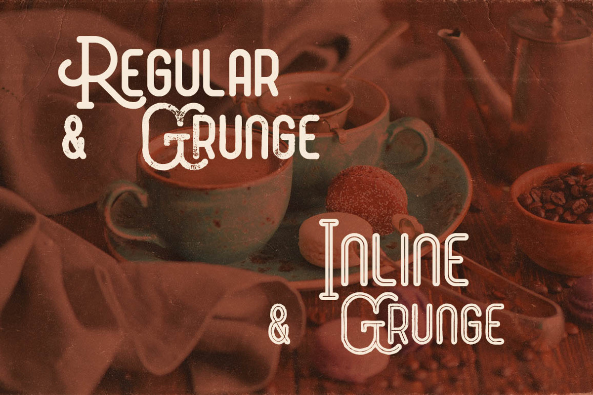 Mocca - Vintage Style Font preview 2