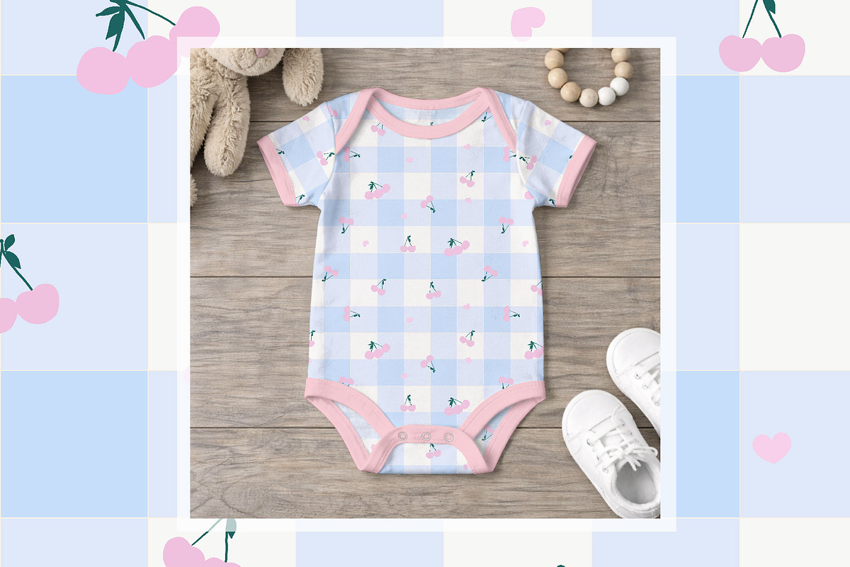 Coquette Gingham Patterns, a Pattern Graphic by gulsengunel (Photo 4 of 22)