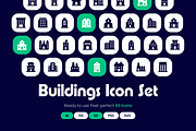 Buildings Icon Set, a Duotone Icon by Brickclay (Thumbnail 1 of 5)