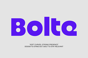 Bolte Sans Serif