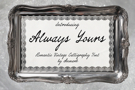 Always Yours Romantic Vintage Font