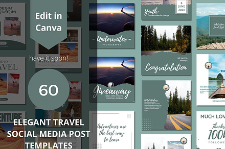 Elegant Travel Social Media Template