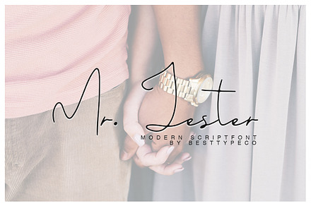 Mr.Jester, a Handwritten Font by Besttypeco