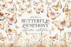 Butterfly Symphony Watercolor