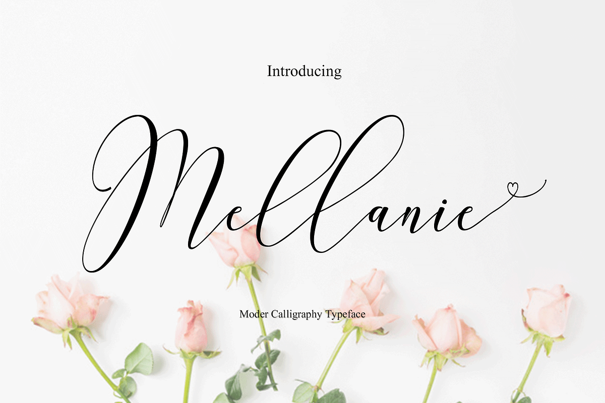 Mellanie Script font