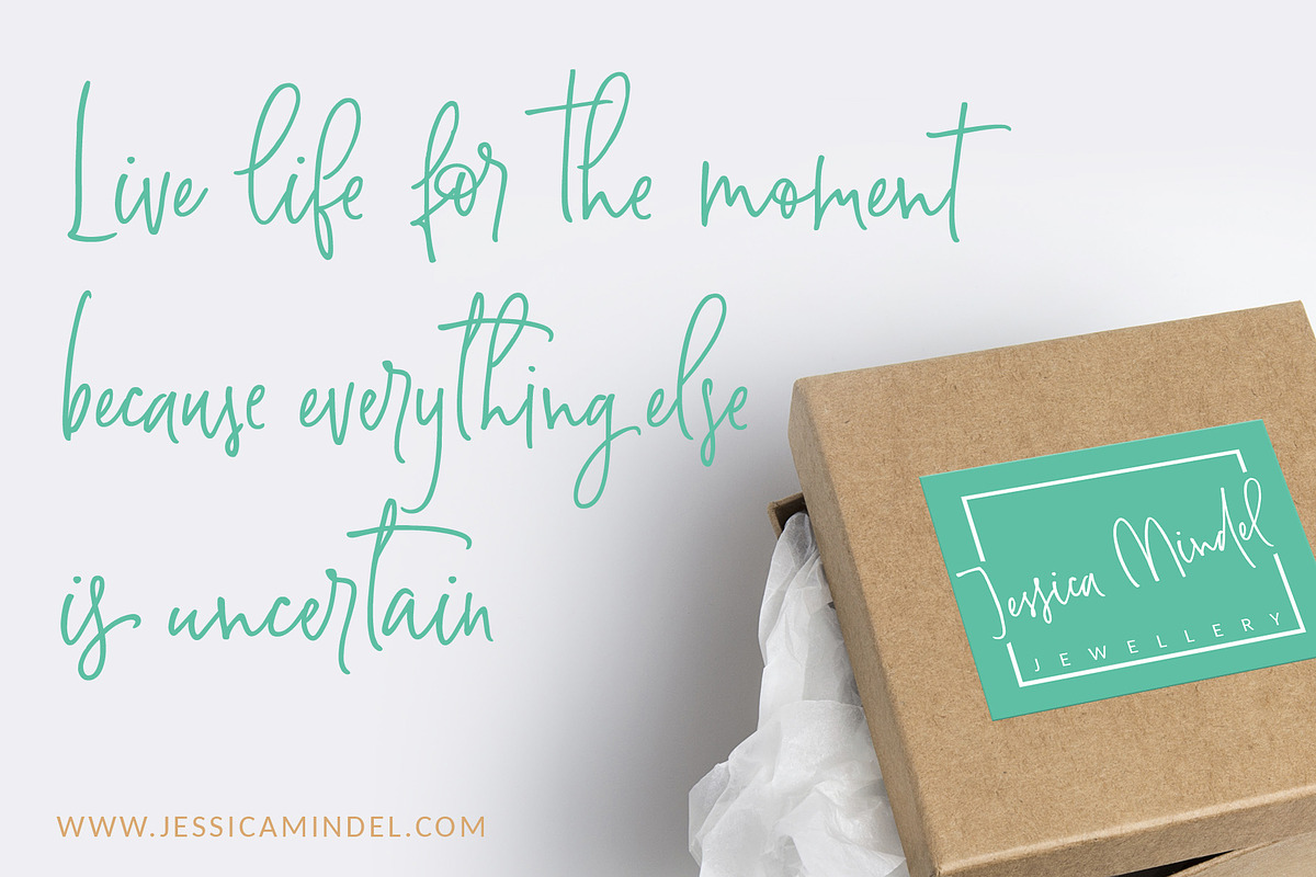 Symply handwritten font preview 6