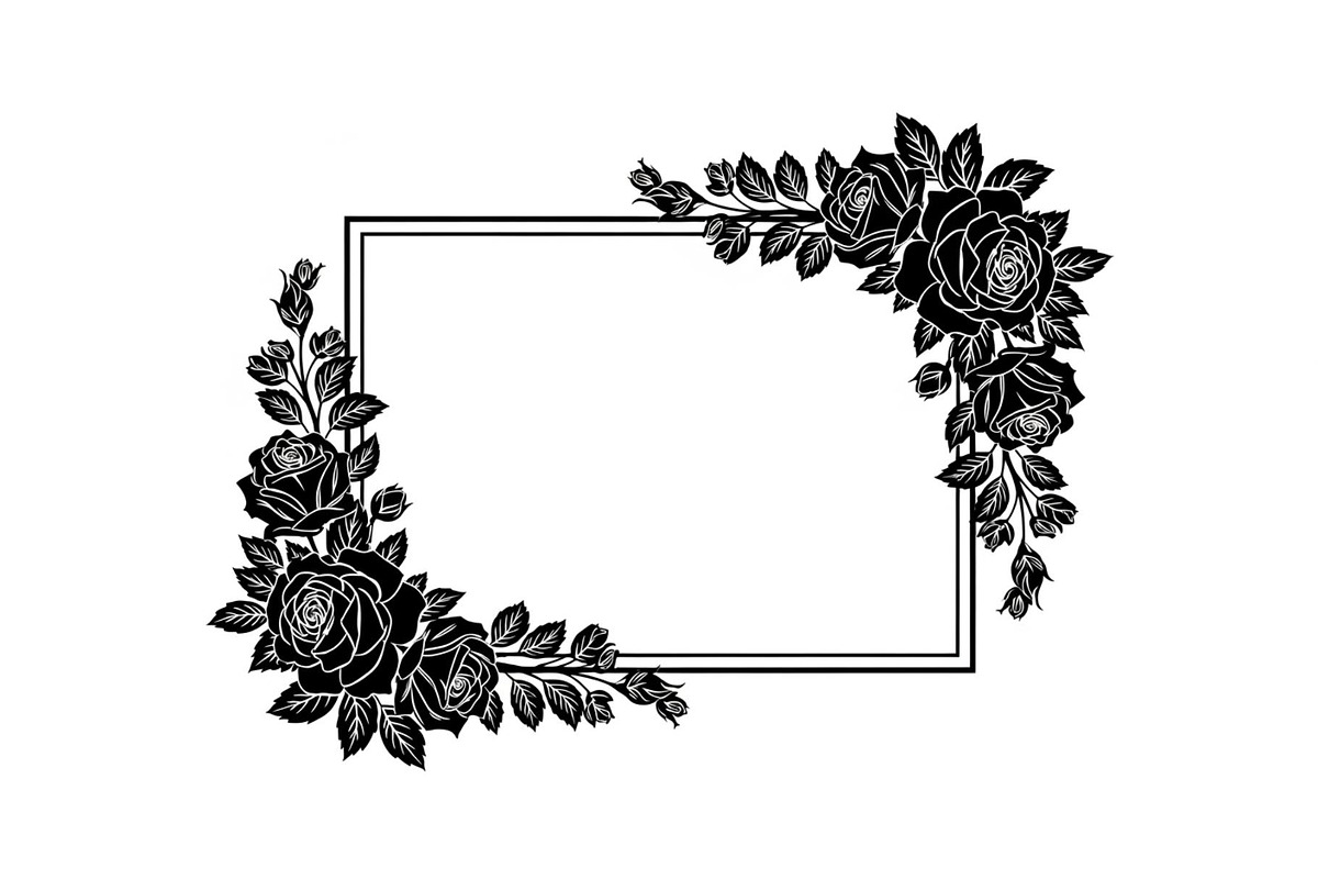 Floral Decorative Frame Vector Bundl, an Illustration by musafir_fashion (Photo 24 of 51)