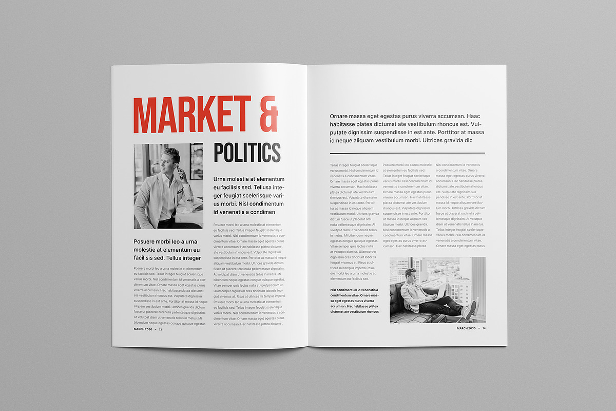 Business Magazine | Canva & InDesign, a Magazine Template by Pixelpick (Photo 8 of 14)