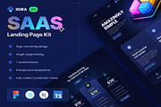XORA - SaaS Landing Page Kit, an UI Kit Template by Creative Perspective (Thumbnail 1 of 8)