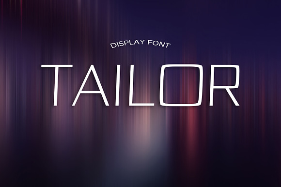 TAILOR font preview 4