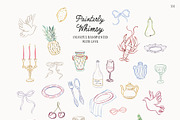Painterly Whimsy Summer Party Icons, an Illustration by SunnyAfternoons (Thumbnail 8 of 13)