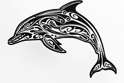 Tribal Dolphin Laser Cut Bundle, a Graphic by balal (Thumbnail 10 of 16)
