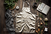 Apron Mockup Set, a Household Mockup by DOBE Studio (Thumbnail 6 of 8)