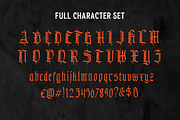 Bullgine Blackletter, a Blackletter Font by Letterhend Studio (Thumbnail 6 of 8)