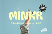 Minkr- perfectly imperfect & chunky, a Font by EmilyGatwood (Thumbnail 1 of 8)