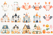 Halloween Kids Clipart Autumn Animal, a Seasonal Illustration by SugarCloudStudioArt (Thumbnail 5 of 7)