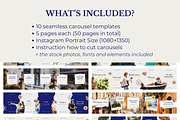Scrapbook Travel Seamless Carousels, a Social Media Template by Anna Design Studio (Thumbnail 2 of 11)