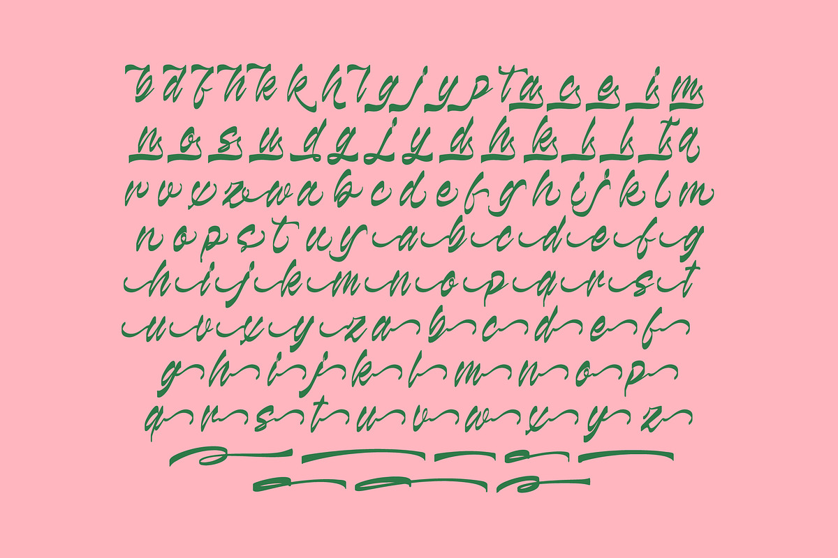 Kabetha Shelyne Bold Calligraphy, a Script Font by Letterena Studios Script (Photo 18 of 20)