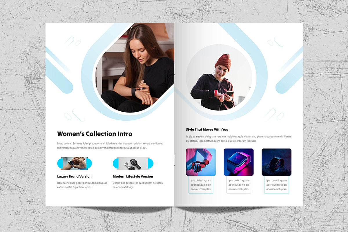 Watch Catalogue Template Design, a Brochure Template by White Graphic (Photo 8 of 11)