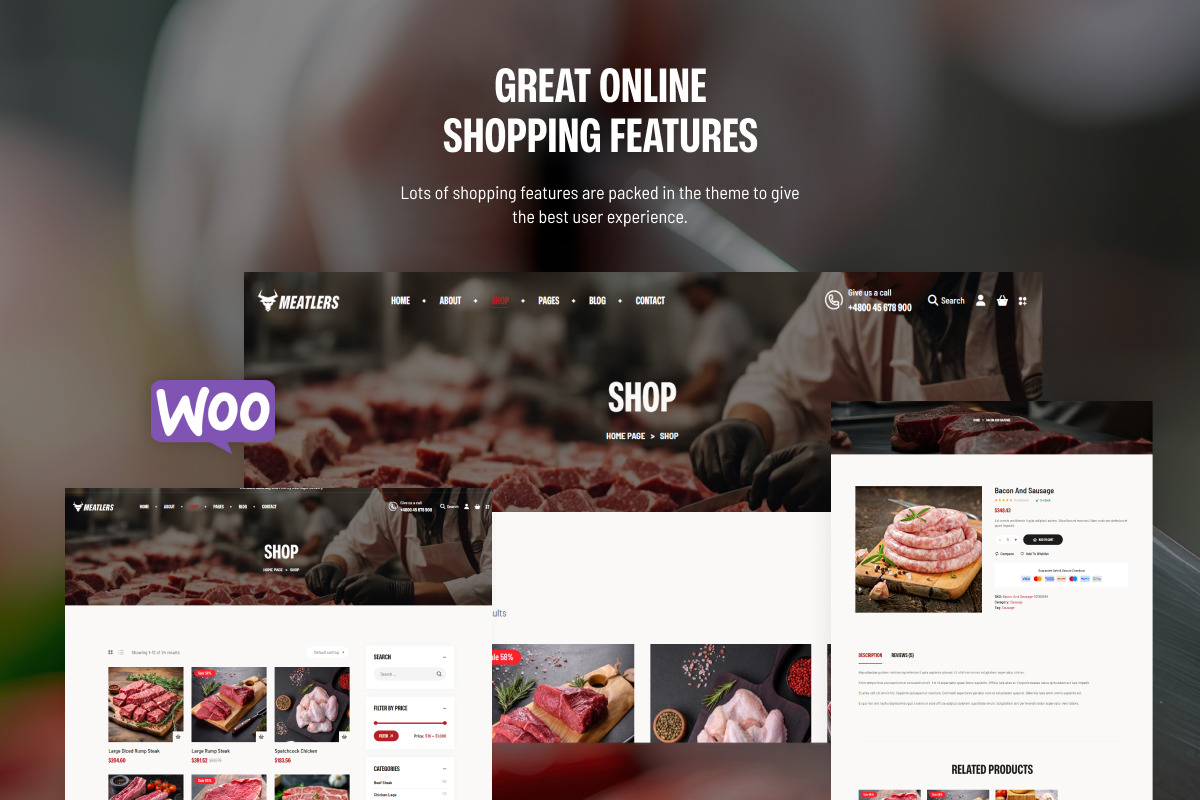Meatlers – Butcher Meat Shop, a WordPress Template by Opal Wordpress Theme (Photo 5 of 7)