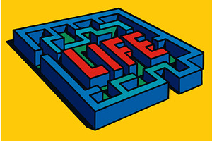 Life maze concept vector, an Object Illustration by AlexArt