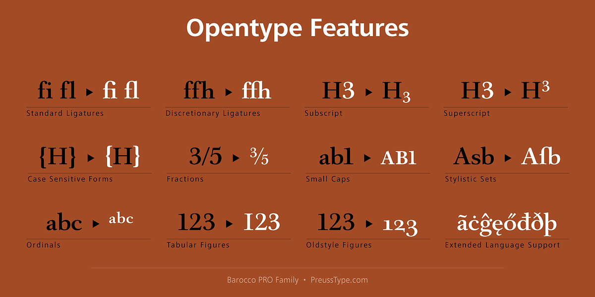 Barocco PRO, a Serif Font by preussTYPE (Photo 5 of 12)