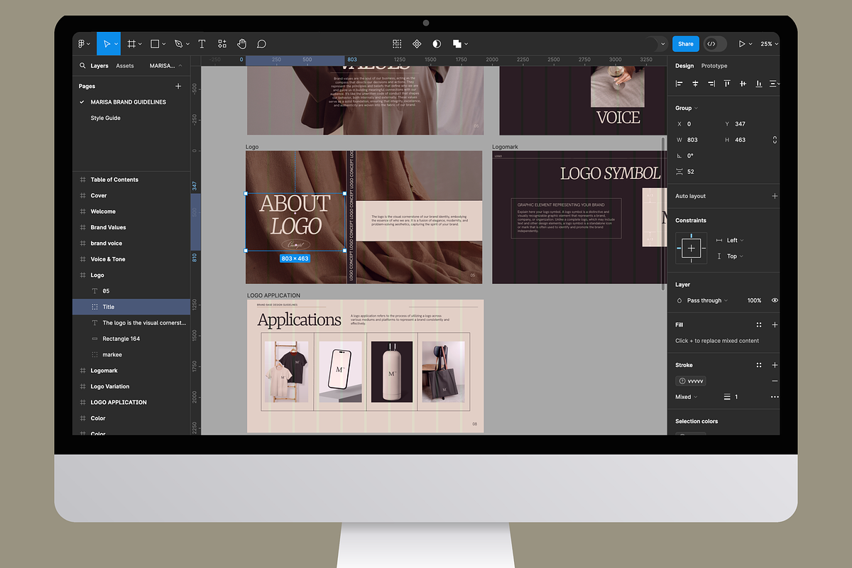 MARISA | Brand Guidelines Template, a Templates & Theme by ByPriscilaStudio (Photo 12 of 12)