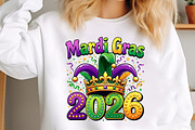 Happy Mardi Gras 2026 Png, an Illustration by designcity5 (Thumbnail 1 of 9)